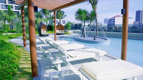 2BR 2BT for rent at The Pinnacle on Monivong boulevard