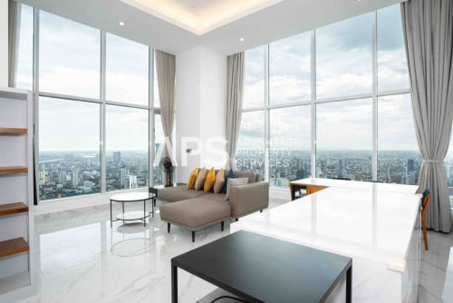 3-Bedrooms Penthouse Condo For Rent | BKK1 | Phnom Penh