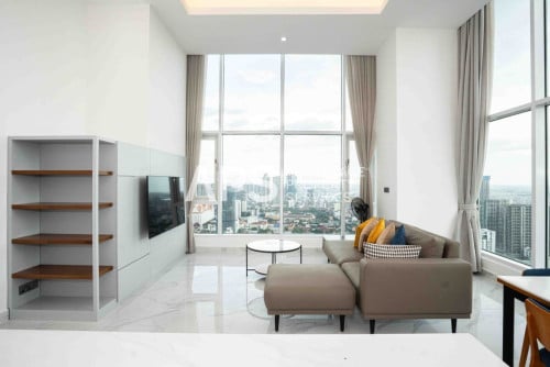 3-Bedrooms Penthouse Condo For Rent | BKK1 | Phnom Penh