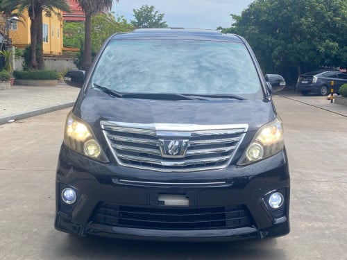 Alphard 2012 បើកដំបូល ទឹកថ្នាំសុីនមួយជុំ