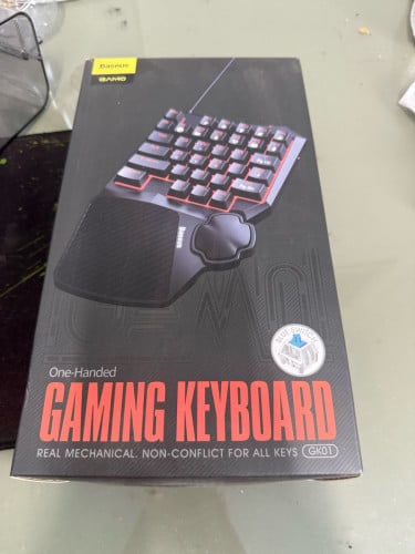 Baseus One-handed Gaming KeyboardVisit >With LED Lights and Adapter for Mix Lite, Android System