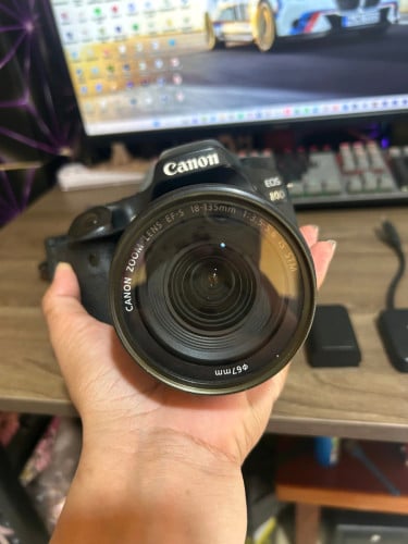 Canon EOS 80D + len 18mm-135mm+32G storage