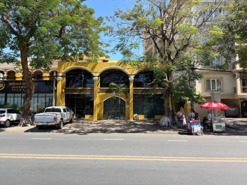 Commercial Shop For Rent Along Main Road Near Royal Palace and Naga, 02 Floors, 3,200$, Main Road