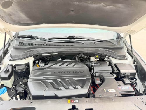 Hyundai Santa Fe 019 ម៉ាស៊ូត កៅអីបីជួរ full option ឡានក្រុមហ៊ុនប្រើបាន3មុឺនគីឡូជាង
