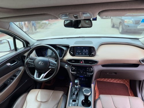 Hyundai Santa Fe 019 ម៉ាស៊ូត កៅអីបីជួរ full option ឡានក្រុមហ៊ុន Camera360