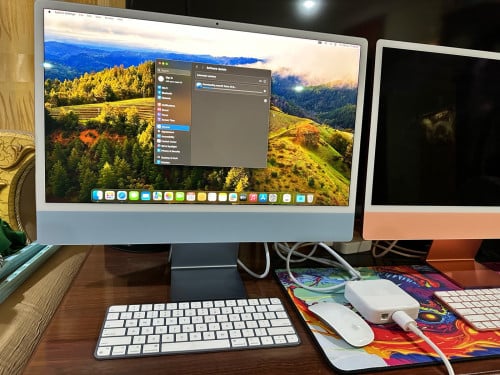 iMac M1 Full Set with Box 4 Ports 99.99%