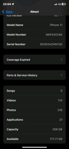 Iphone 11 256gb