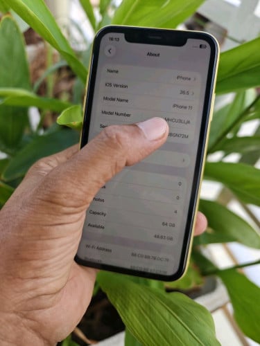 iPhone 11 64G អេក្រង់ហ្សុីន ស្កេន(វៃដូបាន)👉$155
