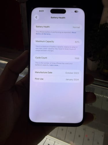 IPhone 15 Pro Max CH/A សុីម2 256GB