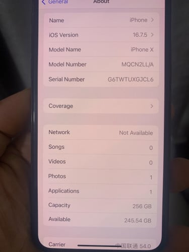 iPhone X(256GB)