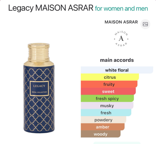 Legacy Maison Asrar Royal collection