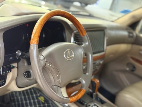 LX470 2003 V8 FUll ប្រេី សាំង ហ្គាស ពណ៌ទឹកដោះ