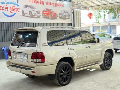 LX470 2003 V8 FUll ប្រេី សាំង ហ្គាស ពណ៌ទឹកដោះ