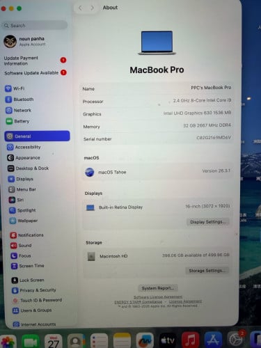 MacBook Pro 2019