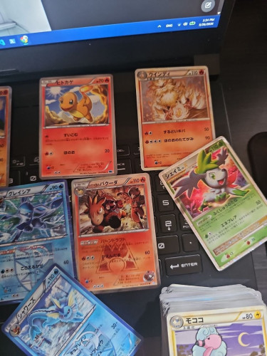 Pokemon Card Lot 30+ Cards Japanese Holo & Common Cards Bundle