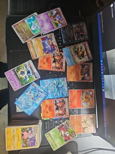 Pokemon Card Lot 30+ Cards Japanese Holo & Common Cards Bundle