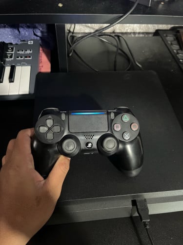 PS4 slim jb 500g with monitor 24inch 100hz  speaker