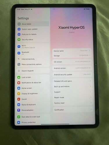 Resell Tablet Xioami Pad 7 256g