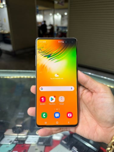 Samsung S10 5G Korea , Ram8GB HD256GB Phone Condition 90% , ដានអេក្រង់បន្តិច,  ម៉ាស៊ីនហ្ស៊ីន