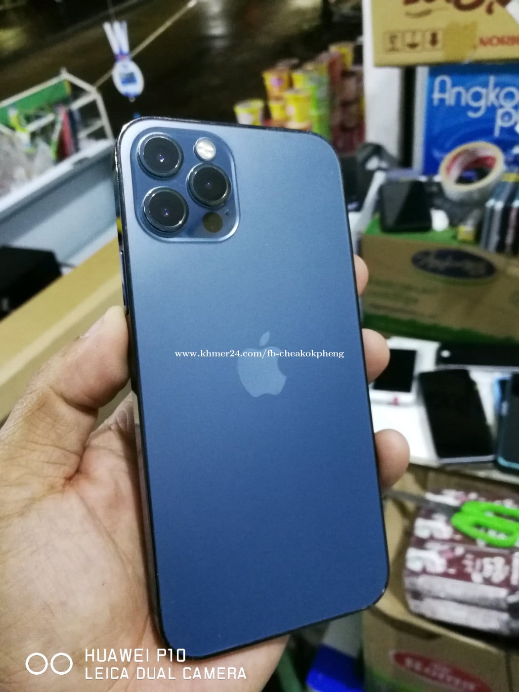 iPhone 12 Pro 256GB ស្កែន 1=165$