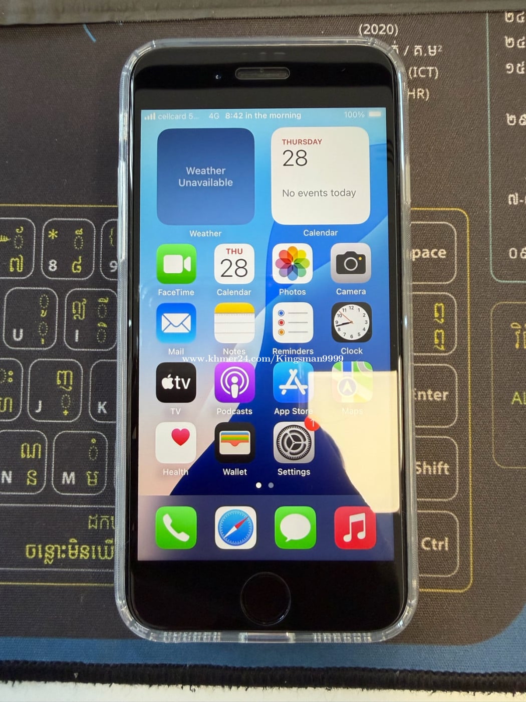 iPhone SE 2020, 64GB, ពណ៌ ស, កាណាដា, នៅស្អាត