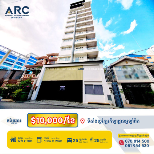 អគារជួល ស្ថិតនៅជិតកីឡាដ្ឋានអូឡាំពិក