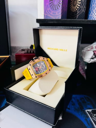 លក់ 155$ Richard Mille នាឡិកាប្រើខ្លួនឯង Fullset នៅថ្មីខ្លាំង បងៗinbox មកមុនបានមុន