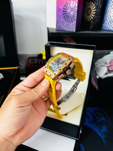លក់ 155$ Richard Mille នាឡិកាប្រើខ្លួនឯង Fullset នៅថ្មីខ្លាំង បងៗinbox មកមុនបានមុន