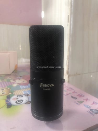 មេក្រូស្ទូឌីយ៉ូ Boya BM800 Studio Condenser​ Microphone​ (មួយទឹក)