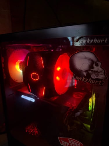 ចង់លក់ cpu fan cooler master dual fan