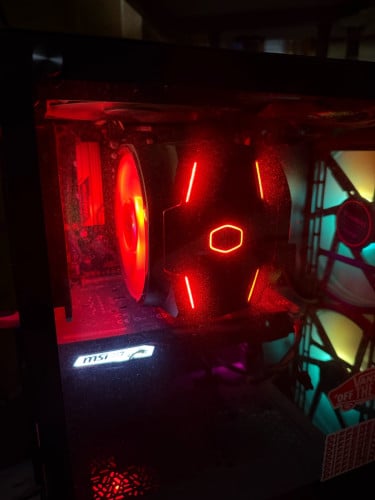 ចង់លក់ cpu fan cooler master dual fan