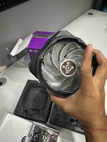 ចង់លក់ cpu fan cooler master dual fan
