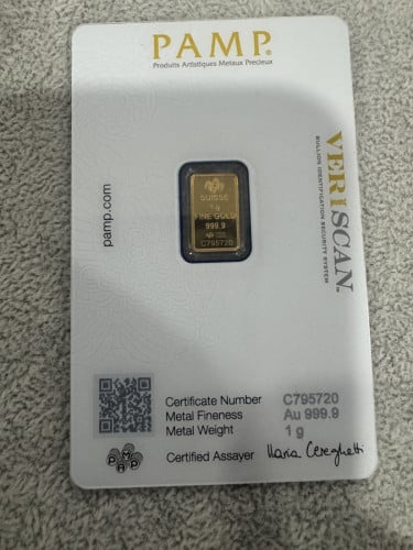 ដុំមាសស្វីស PAMP ១ក្រាម