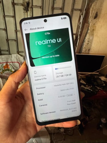 លក់Realme C75X ស្អាតណាស់