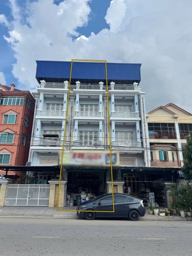 ផ្ទះអាជីវកម្មសម្រាប់លក់ នៅក្រុងតាខ្មៅ | Shophouse for Sale in Krong in Takhmao