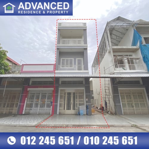🏘 ផ្ទះល្វែង (ខាង) ក្នុងបុរី ពិភពចំការដូង1 ត្រូវការលក់បន្ទាន់ខ្លាំង ​ (កូដ: A06-059106)