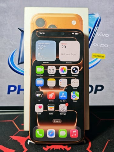 📱iPhone 17 Pro Max ZA/A 💾Storage 256G🔋Battery Health 100%✅នៅស្អាត99.99%(លក់មានការធានាត្រឹមត្រូវ)