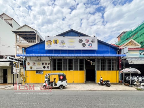 Commercial Warehouse +Villa For Rent In Tuol Kork