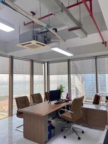 Corner Office Space for Rent at Koh Pich Area