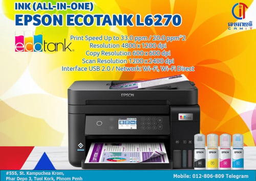 Epson EcoTank L6276 – A4 All-in-One Ink Tank Printer