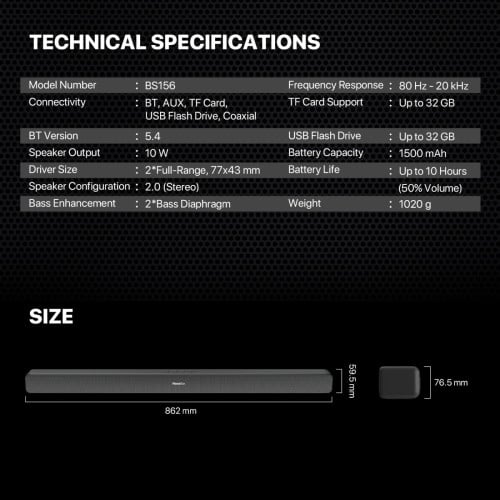Fantech BS156 NeraBar Soundbar Speaker