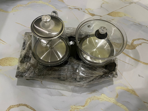 Glass tea pot with infuser
