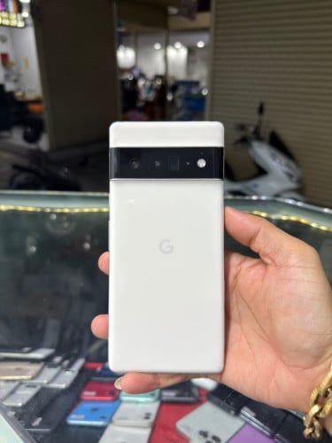 Google Pixel 6 Pro USA , Ram12GB HD128GB Phone Condition 97% , ដូរអេក្រង់ OLED , ម៉ាស៊ីនហ្ស៊ីន