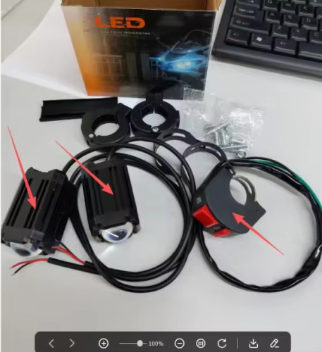 -lower price- High power LED for motorcycle (pair)