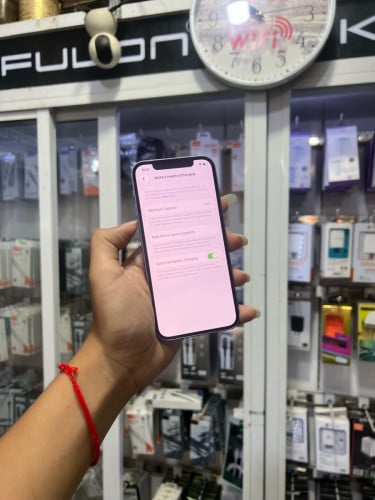 iPhone 12 ពណ៌ស្វាយ 🍏 LLA 64GB  Battery 88% 🔋 តួស្អាត 99% សំណុំហ្សីន