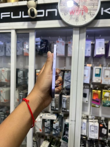 iPhone 12 ពណ៌ស្វាយ 🍏 LLA 64GB  Battery 88% 🔋 តួស្អាត 99% សំណុំហ្សីន