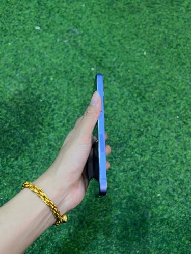 iPhone 12 ពណ៌ស្វាយ 🍏 LLA 64GB Battery 88% 🔋 តួស្អាត 99% សំណុំហ្សីន អត់ជាប់អី (ធានា1ខែ)