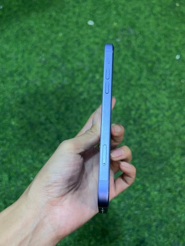 iPhone 12 ពណ៌ស្វាយ 🍏 LLA 64GB Battery 90% 🔋 តួស្អាត 99% សំណុំហ្សីន អត់ជាប់អី
