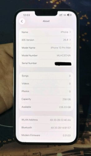 iPhone 13promax 256g