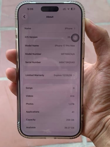 iPhone 17 pro max